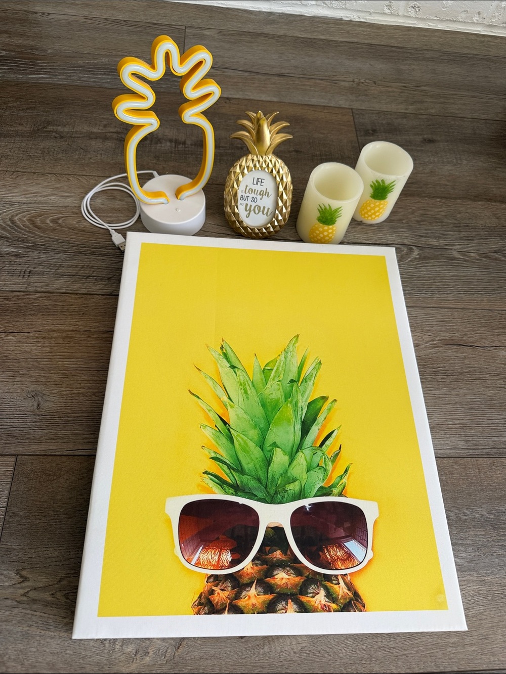 Lot of Pineapple Decor